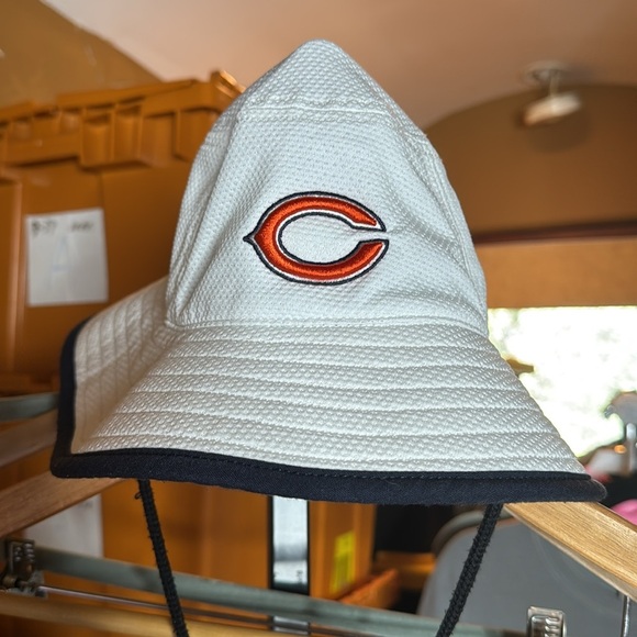 New Era White NFL Chicago Bears Team Bucket Hat OSFM - Picture 3 of 9